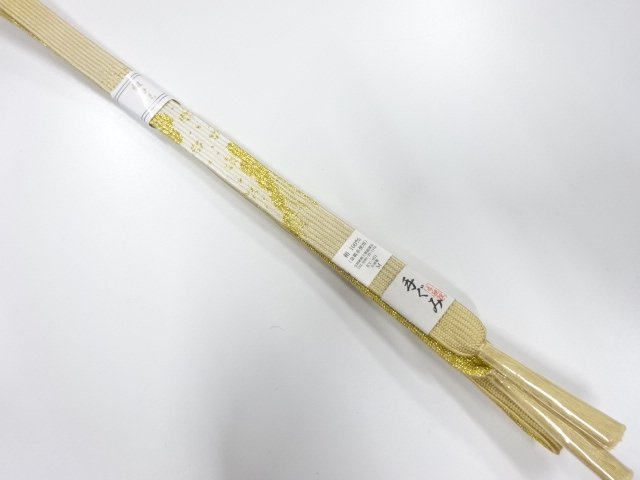 JAPANESE KIMONO / UNUSED KOREI HAND-TIED OBIJIME